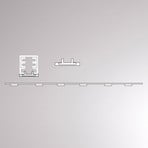 Blind cover for Volare rail, 1m