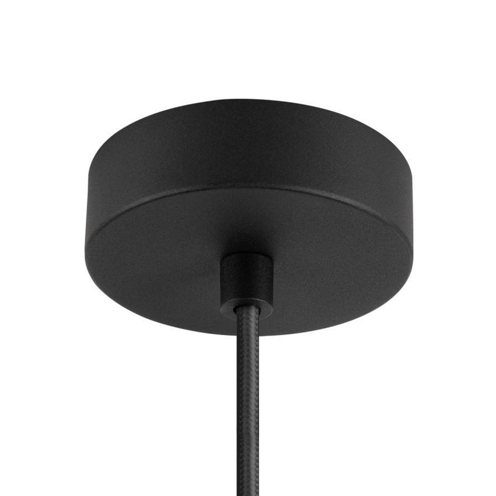 SLV Lampă suspendată Light Eye 90 negru Ø 9 cm metal - Camera de zi / sufragerie - Modern