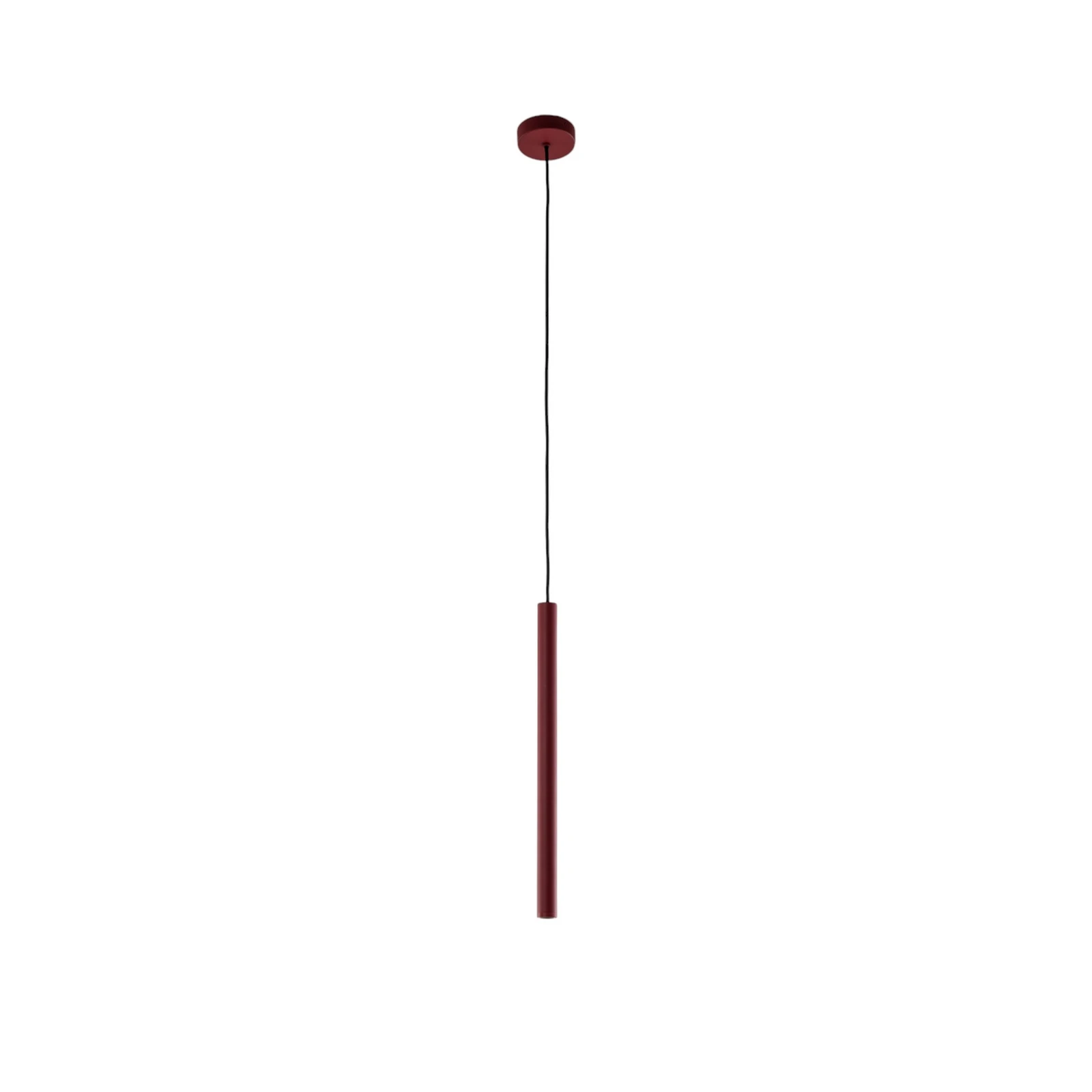 LED pakabinamas šviestuvas "Rulo", raudonas, Ø 3,2 cm, plienas, 3000 K