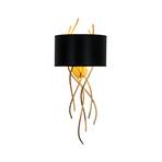 Wandlamp Elba Corto 1-lamp zwart/goud