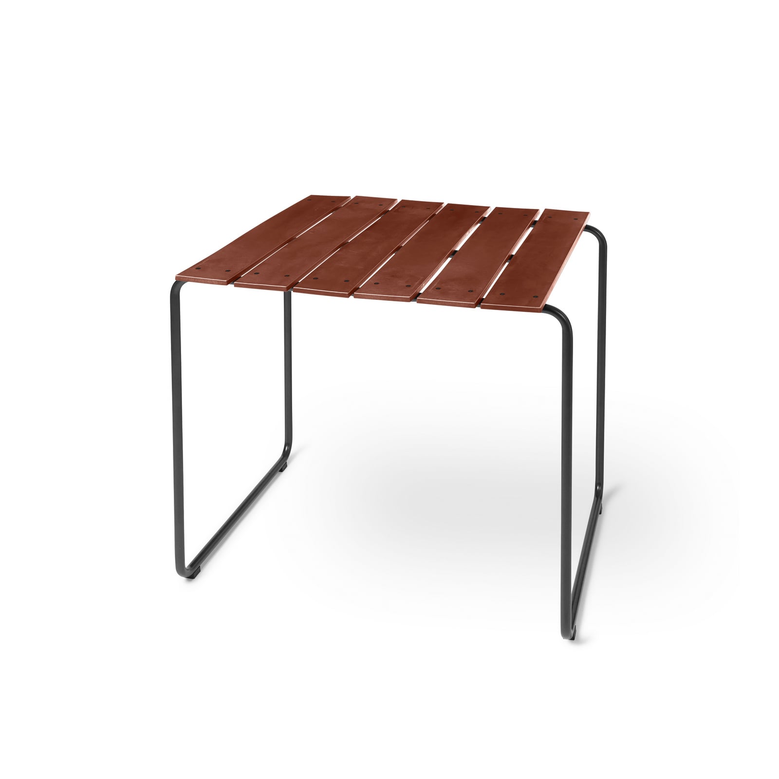 Table OCEAN, rouge, plastique, 70 cm x 70 cm - Mater Table OCEAN, rouge, plastique, 70 cm x 70 cm - Mater