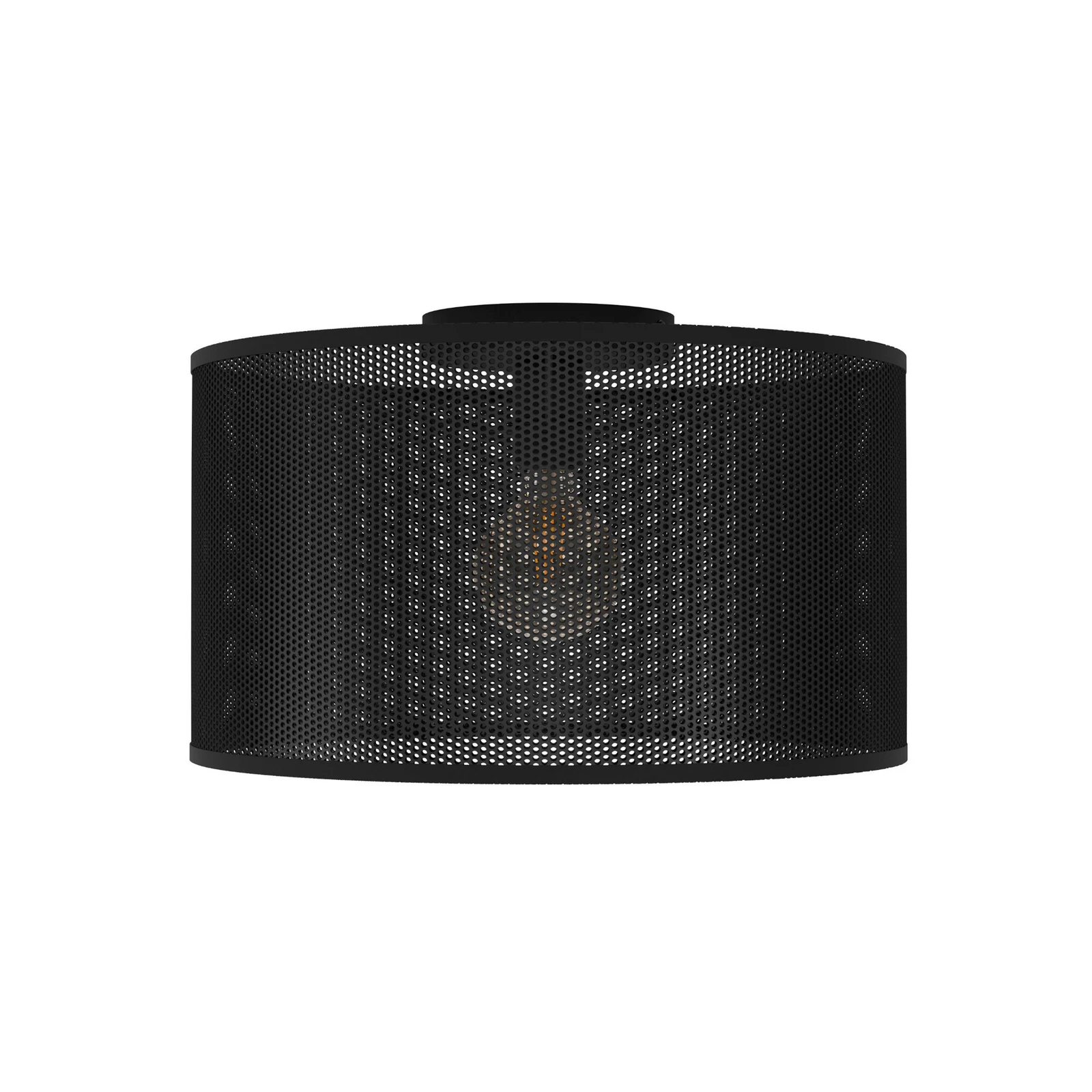 Manby ceiling light, Ø 45 cm, black, steel