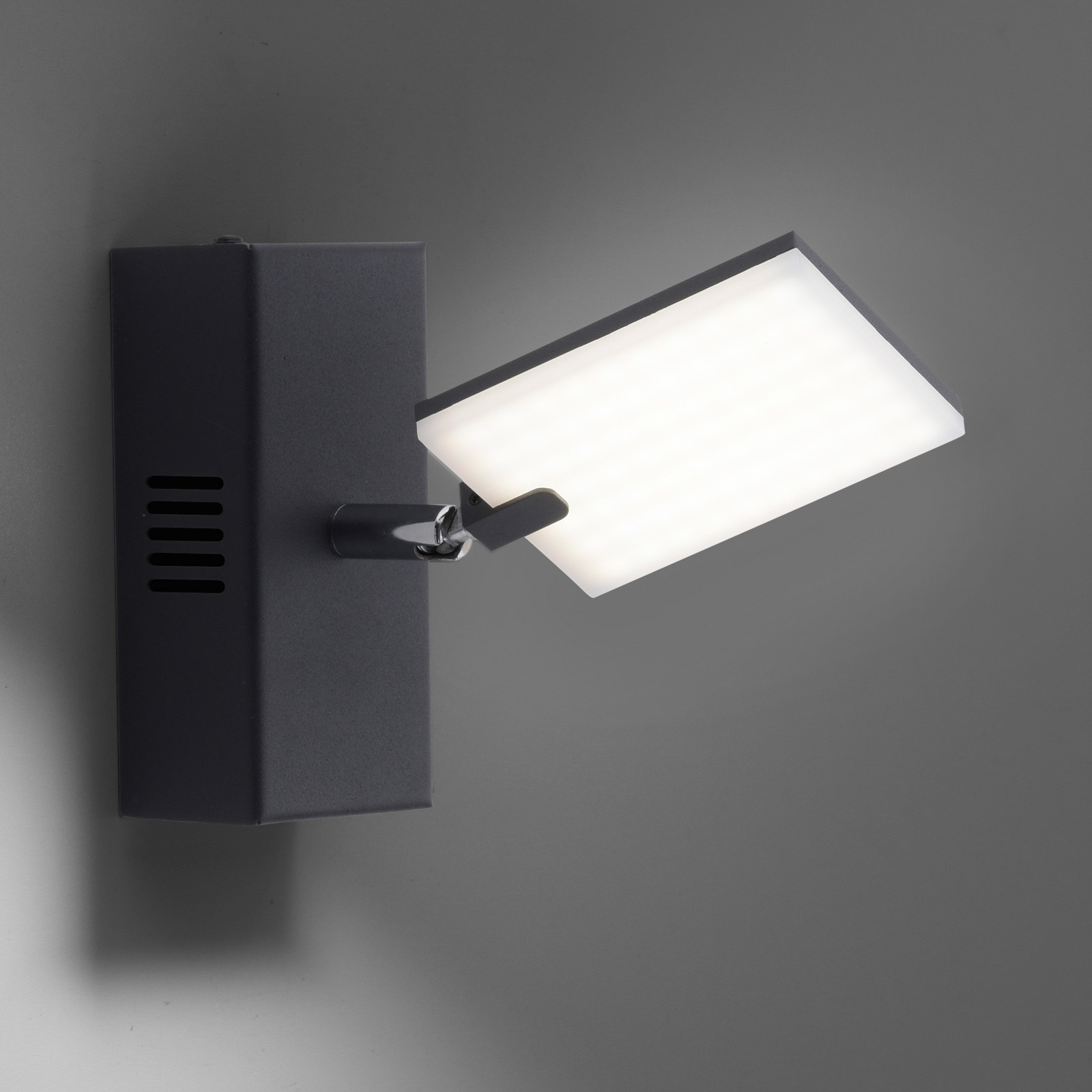 PURE Mira LED-væglampe med fjernbetjening CCT sort