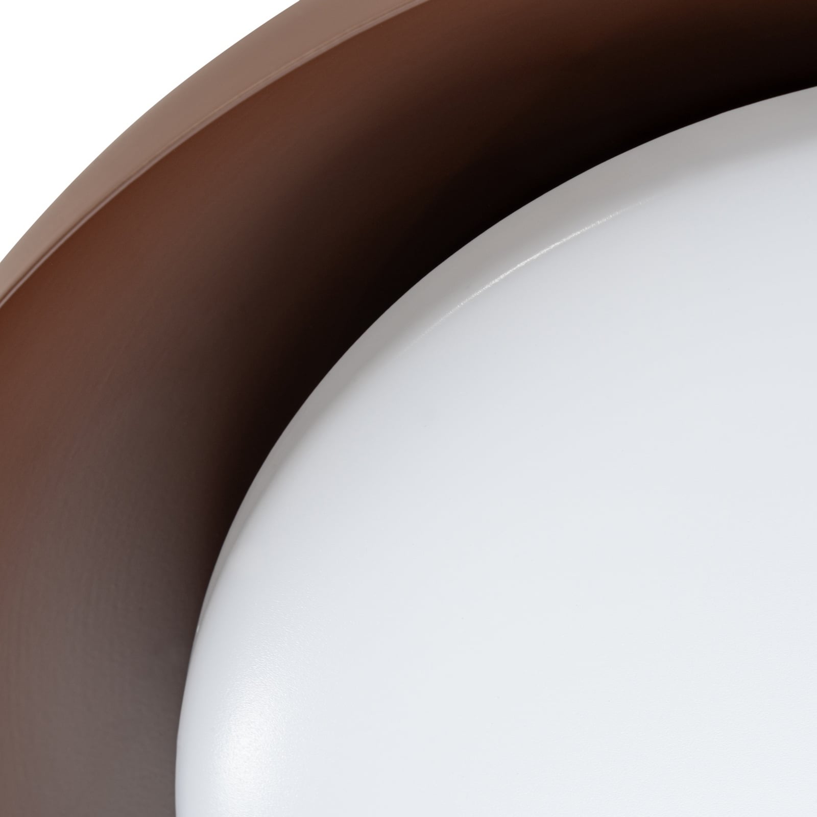Φωτιστικό οροφής LED Lindby Florie, καφέ, μέταλλο, Ø 40 cm Φωτιστικό οροφής LED Lindby Florie, καφέ, μέταλλο, Ø 40 cm