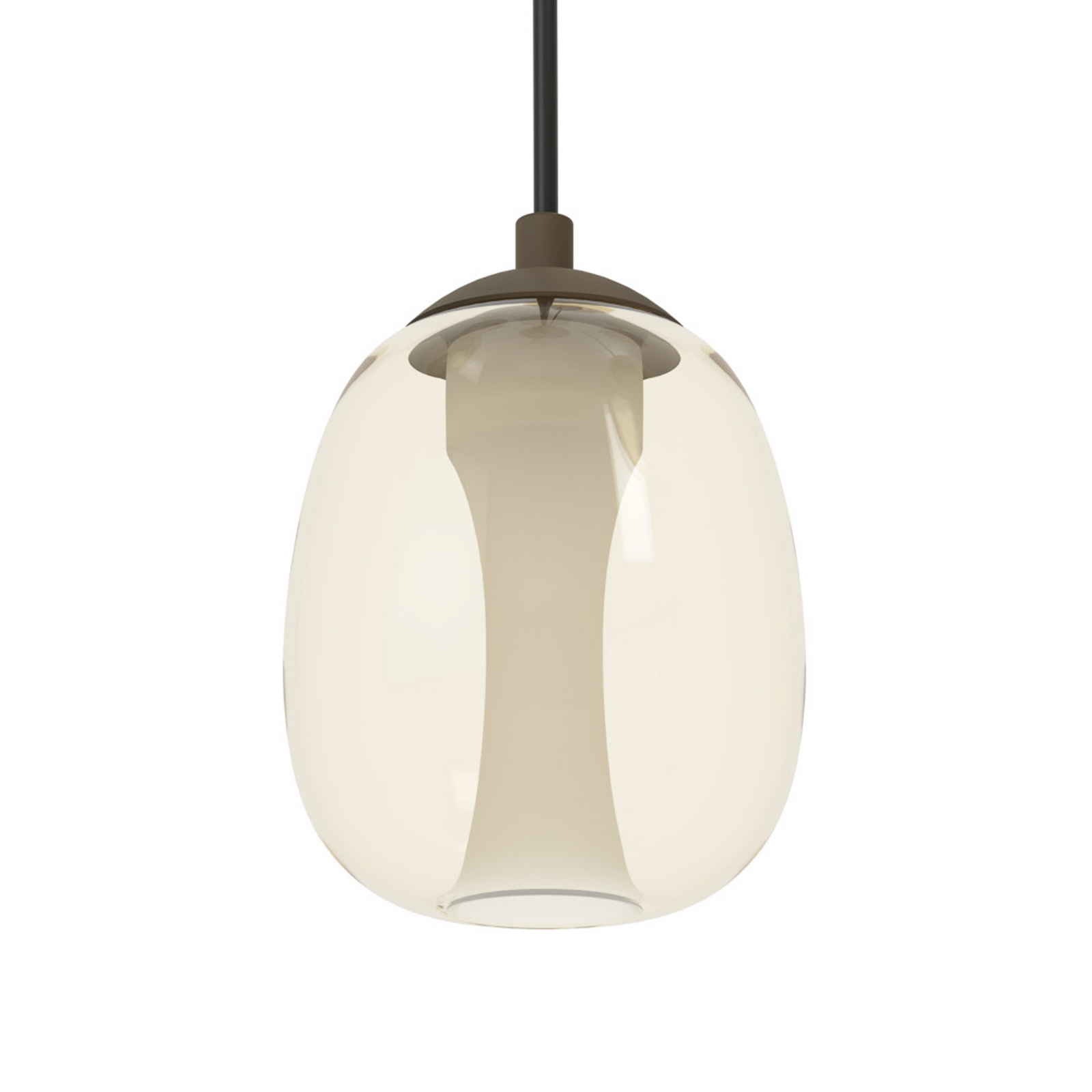 Stars of Light LED hanglamp FERRO 116 cm 10-lichts brons/bruin Stars of Light LED hanglamp FERRO 116 cm 10-lichts brons/bruin