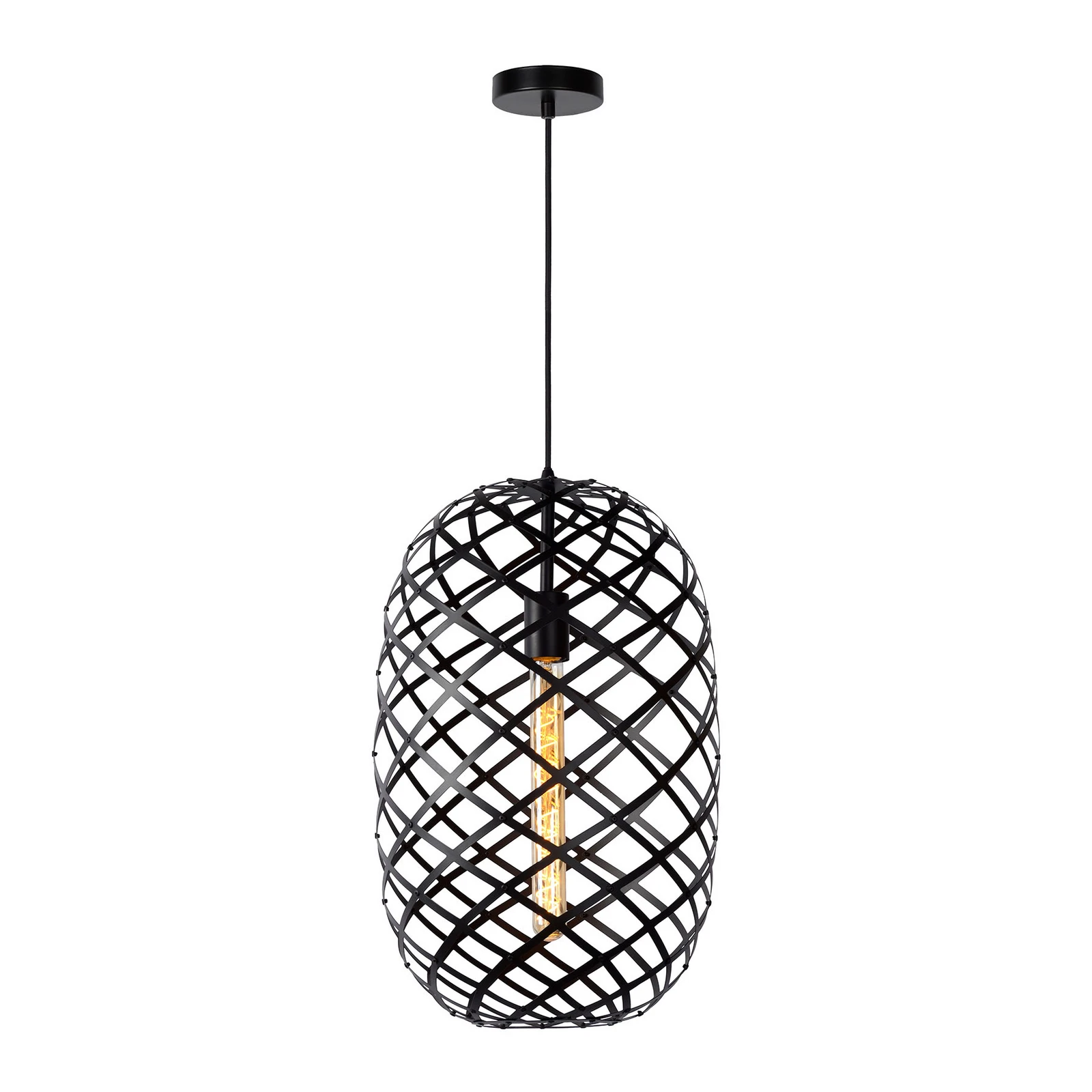 Hanglamp Wolfraam Ø 32 cm, zwart