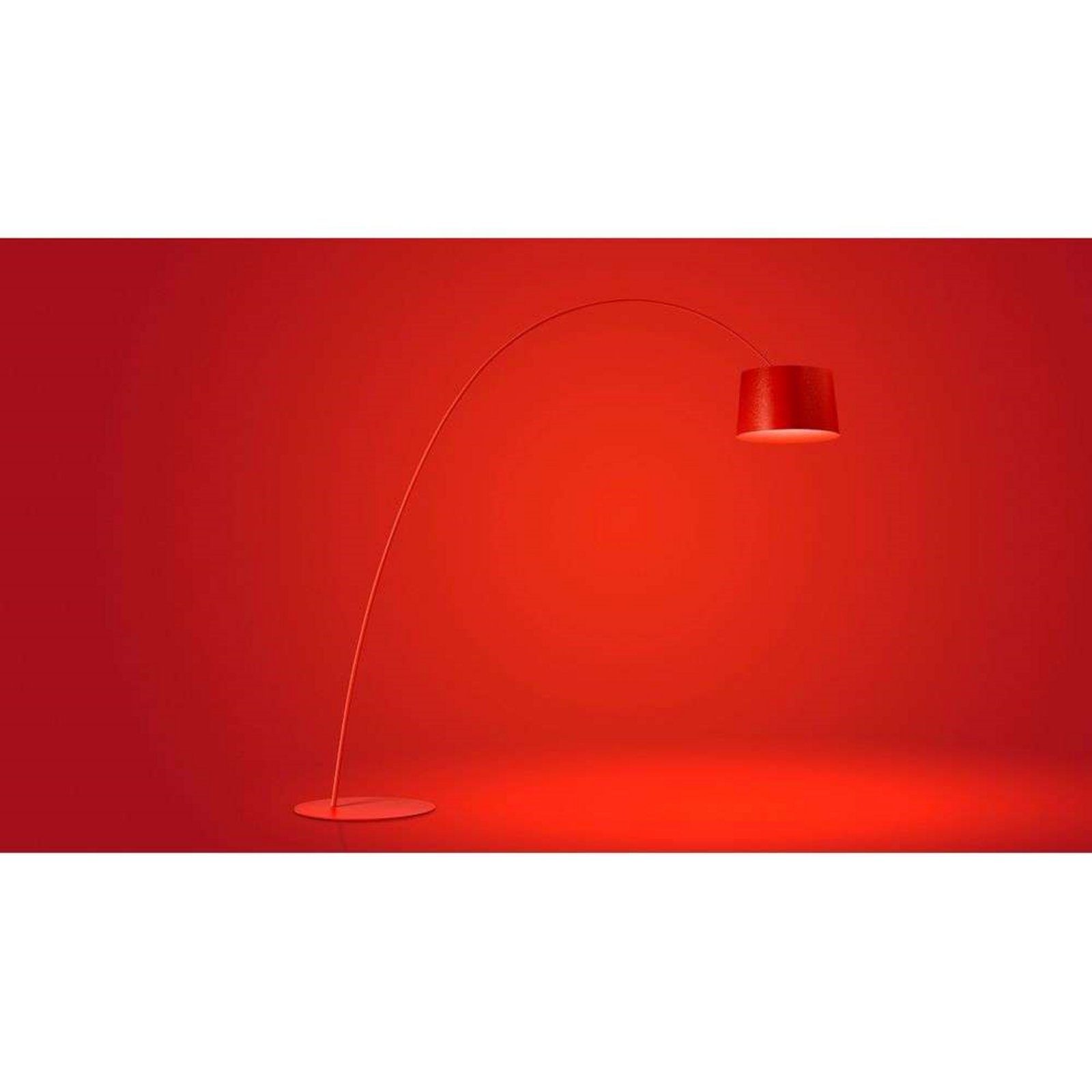 Twiggy Elle Podna lampa My LIght Crimson - Foscarini