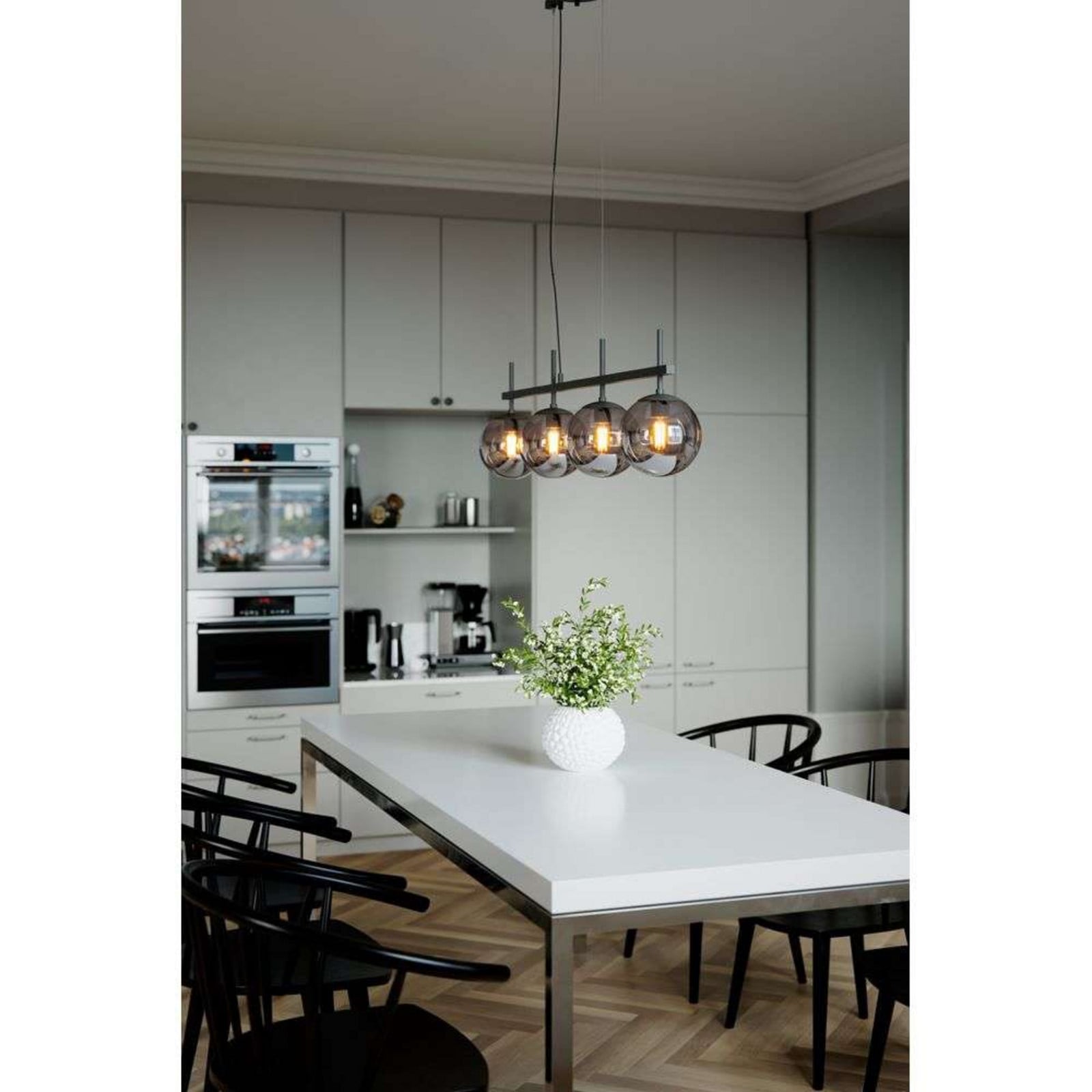 Boyle Taklampa Røyk Grå By Rydéns - Matsal - Metall | Produkter - Taklampor | Lampspecialisterna