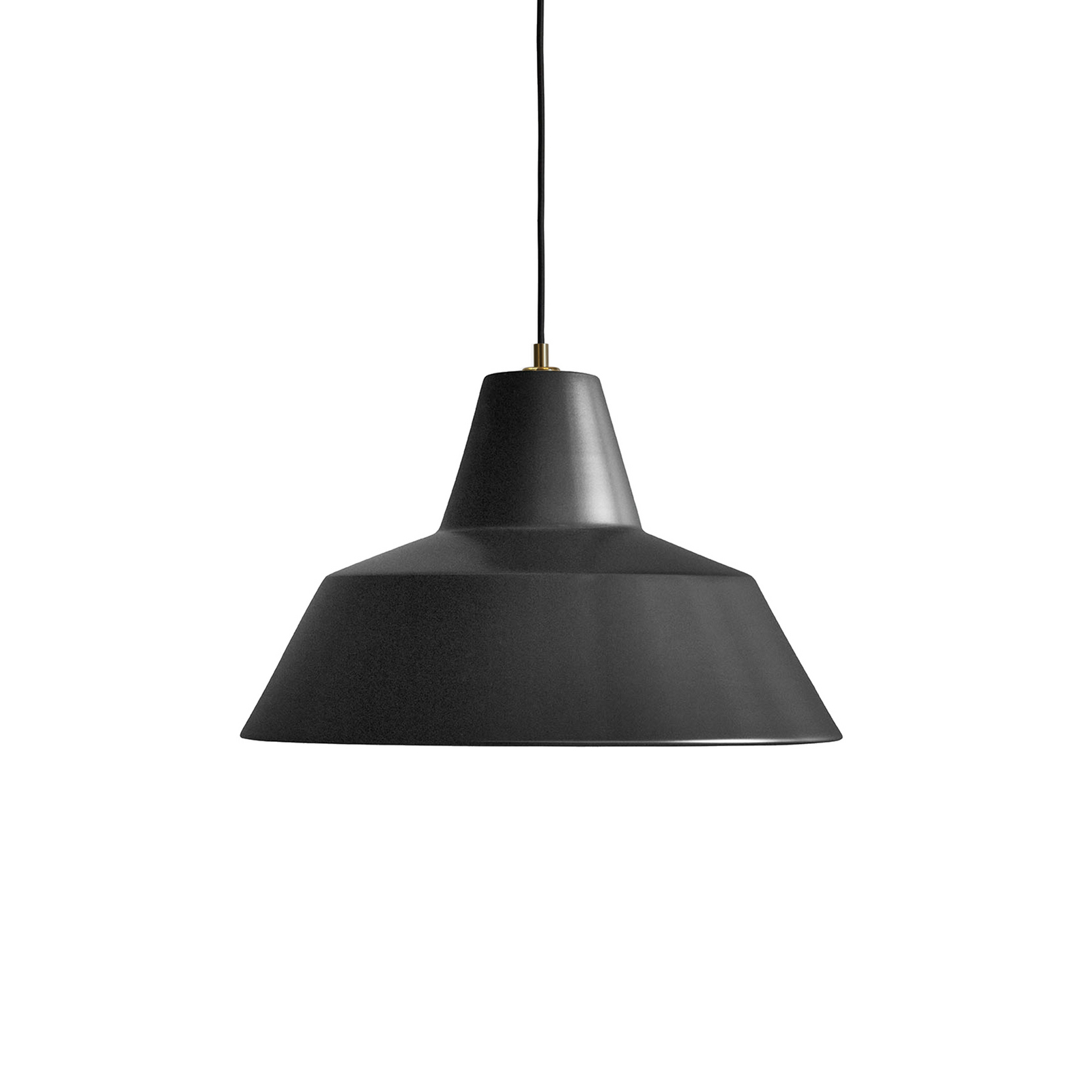 Workshop W4 Pendelleuchte, matt schwarz, E27 - Made By Hand