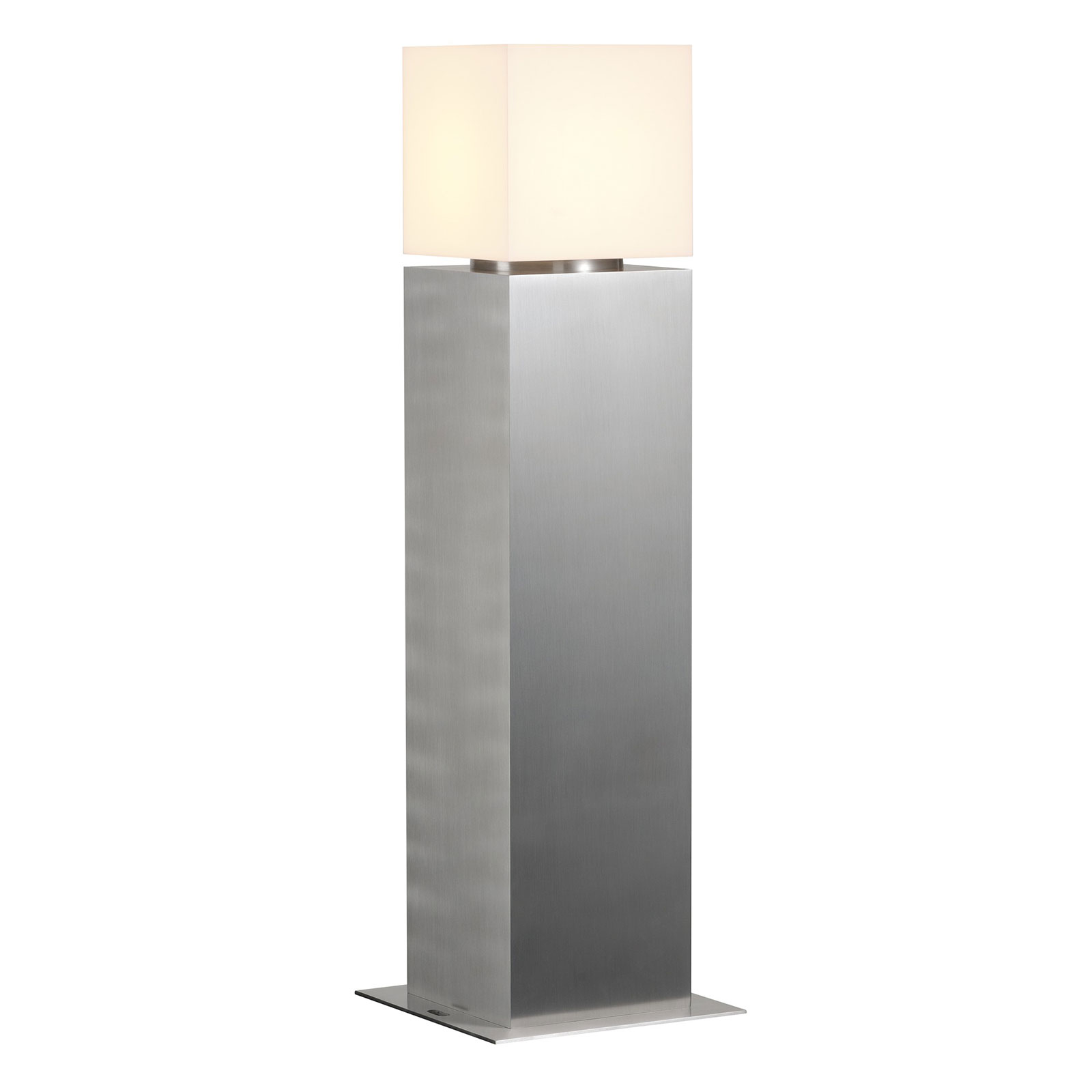 SLV Square Pole 60 LED path light, height cm, stainless steel 316, plastic, 12 W, energy efficiency: A+, L: 13 cm, W: 13 cm, H: 60 cm