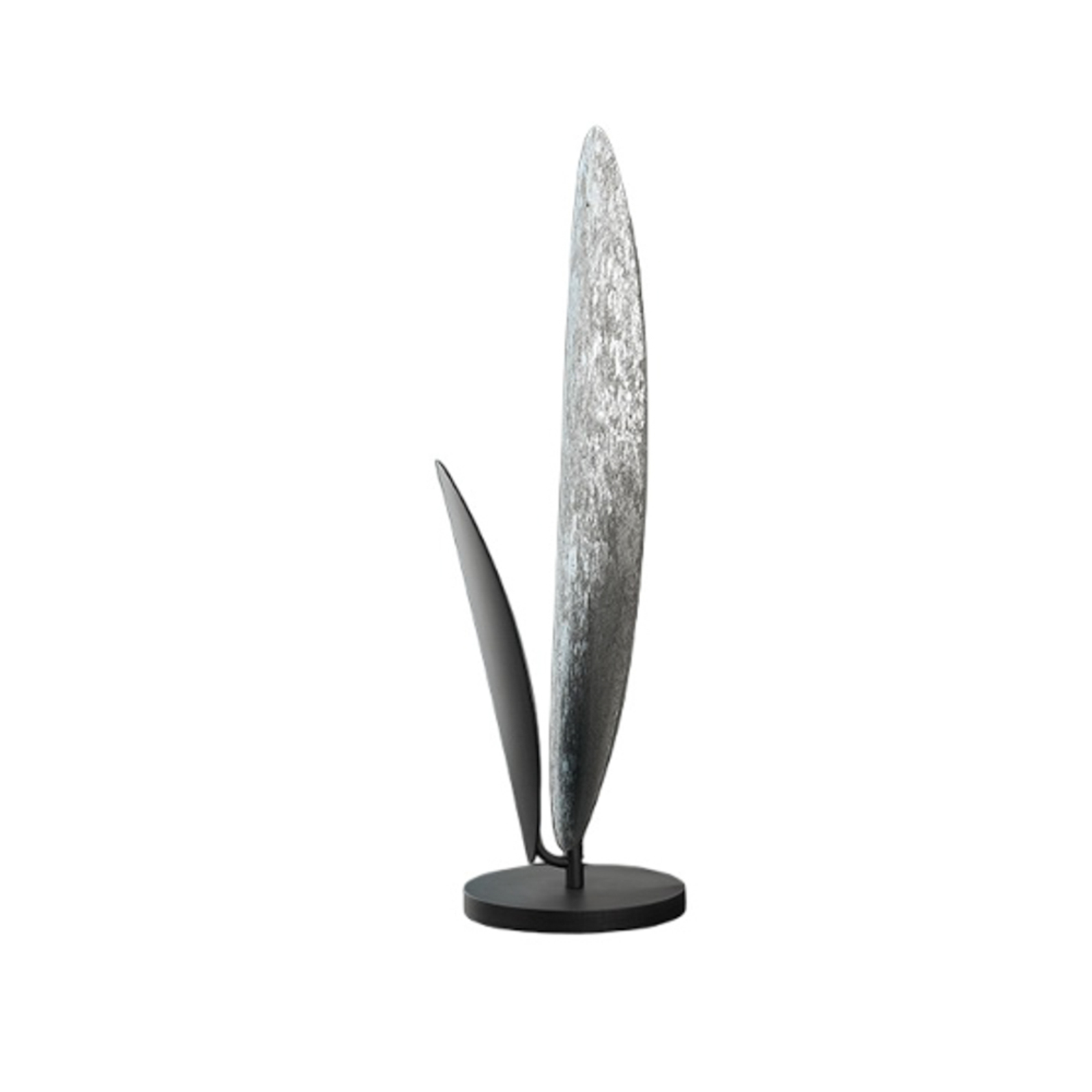 ICONE Masai bordlampe 927, højde 74 cm, sølv/jern
