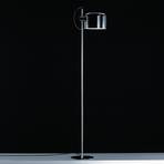 "Oluce Coupé" - nesenstančio dizaino juodos spalvos grindų lempa