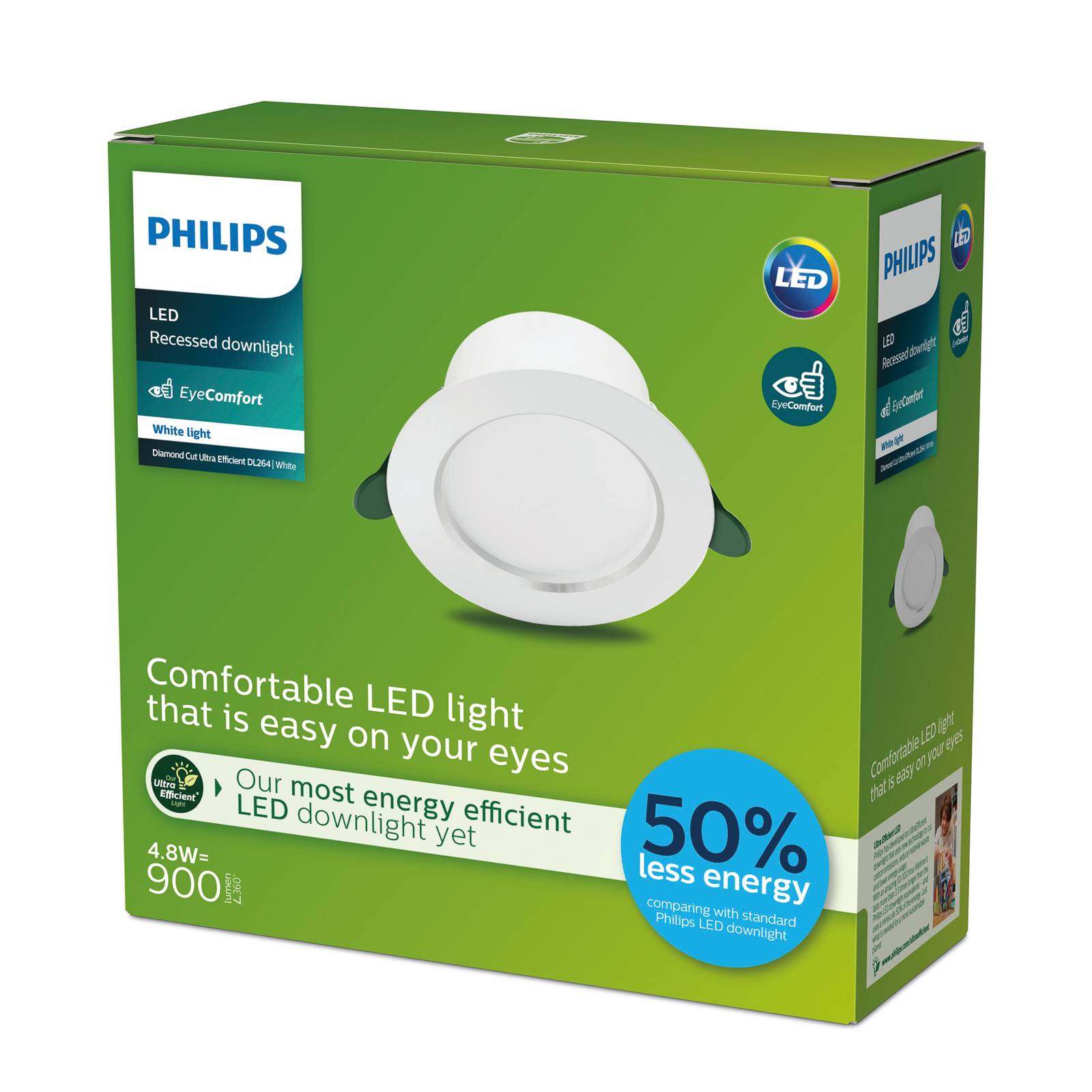 Philips Diamond Cut LED spot 14.5cm 900lm/4.8W 830