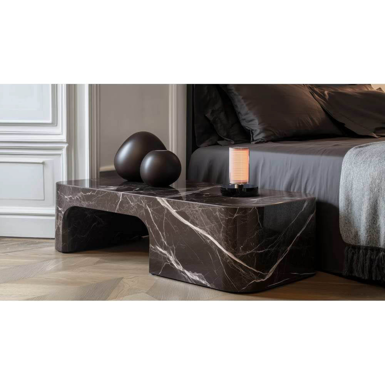 La Lampe Frechin Portable Lampe de Table Ø13x16,6 Golden/Black - DCW