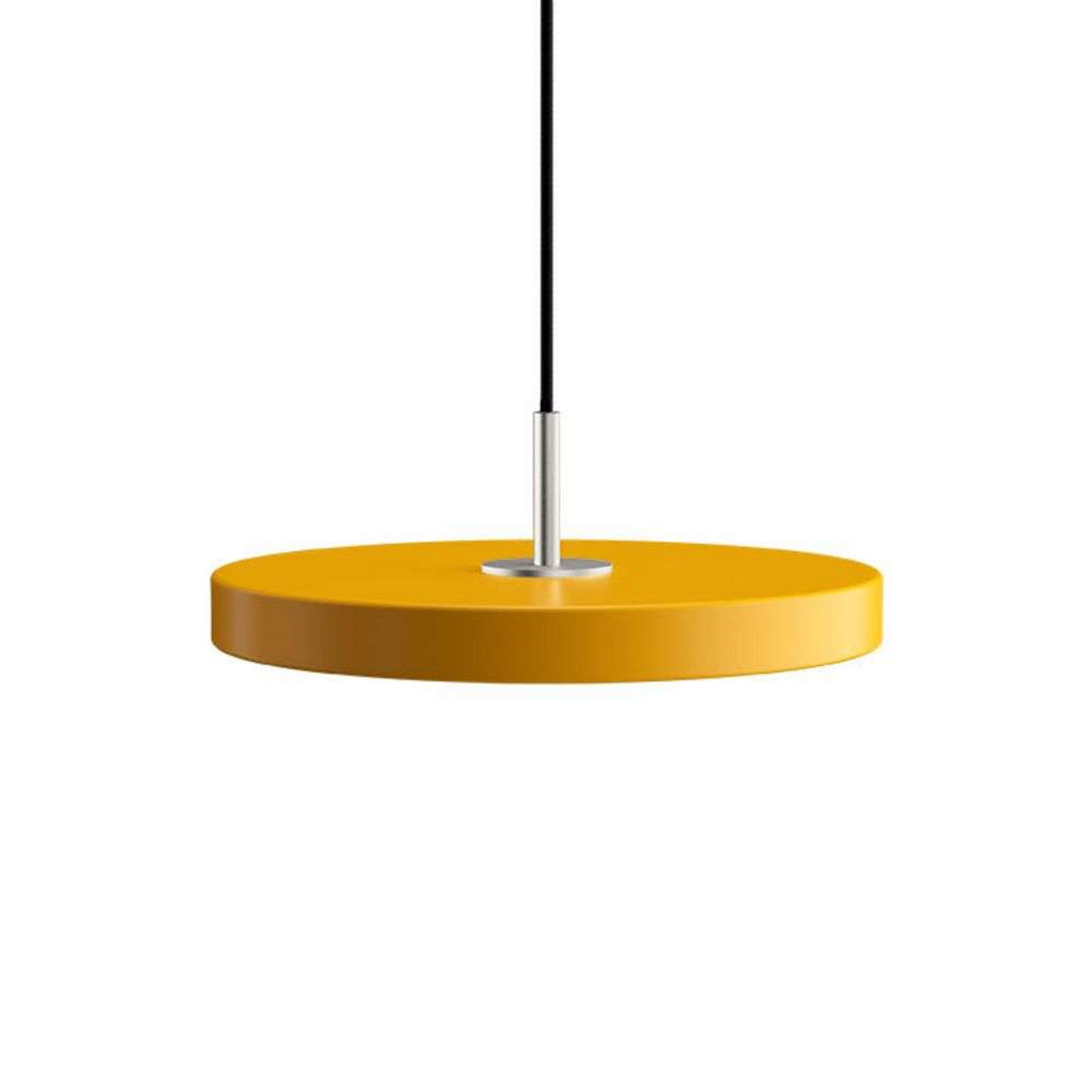 Asteria Riippuvalaisin Mini Saffron Yellow/Steel Top - UMAGE