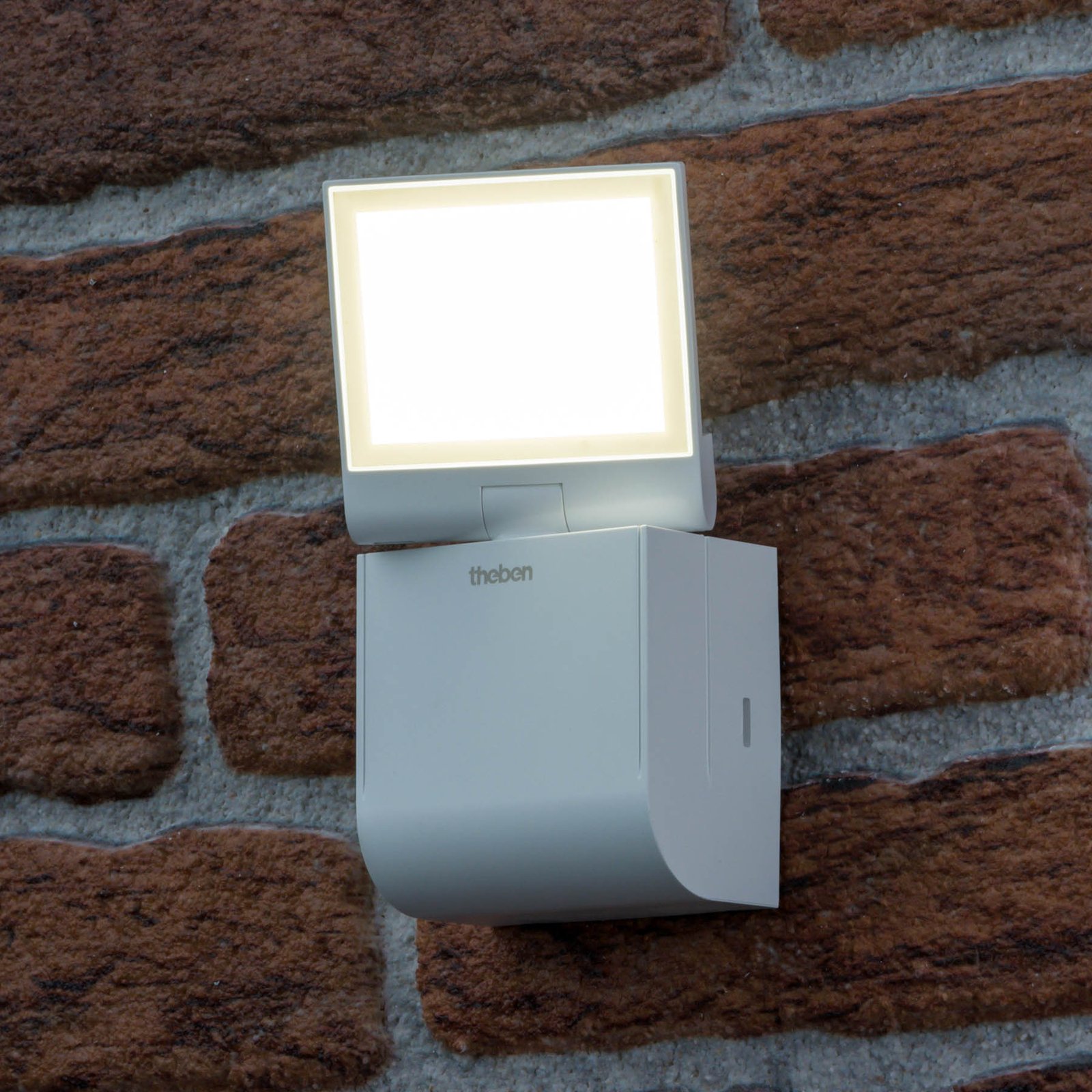 Theben LED buiten wandlamp theLeda S8-100L, wit, 4000 K