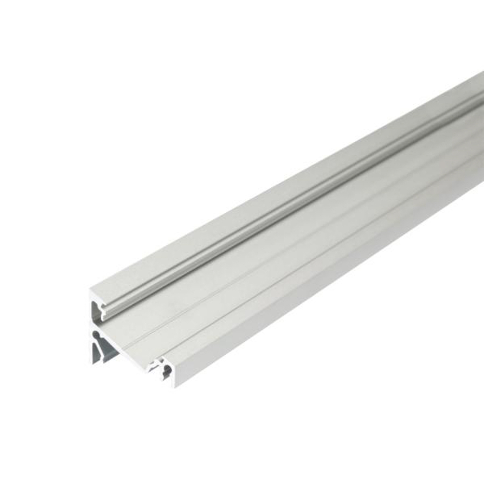 BRUMBERG One LED surface-mounted corner profile, aluminium, 2 metres
