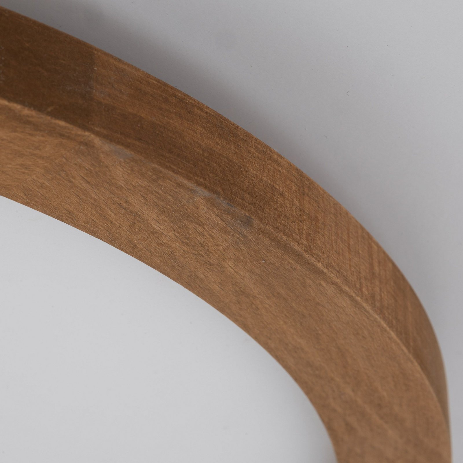 Aqua LED panel, walnut, Ø 52.5 cm, 45 W