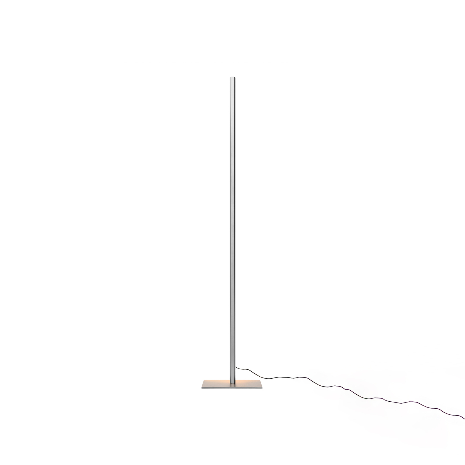 LED-Stehleuchte Lineal, Höhe 180 cm, nickel matt