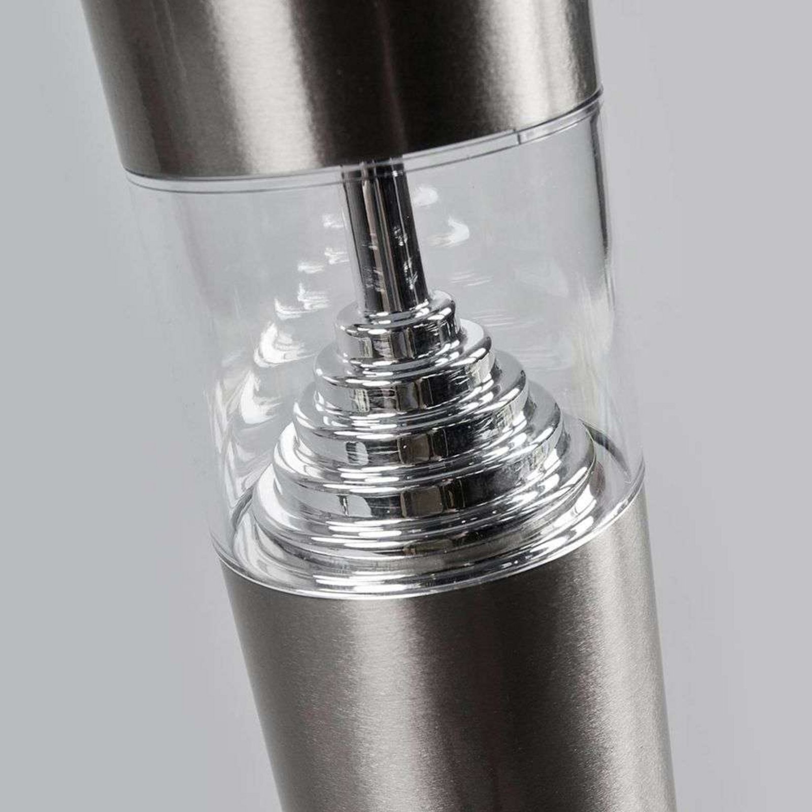 Jalisa LED Solar Cell Garden Lamp w/Sensor Stainless Steel - Lindby