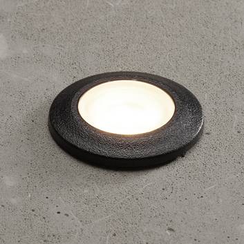 Teresa recessed light round black/frosted 3,000 K