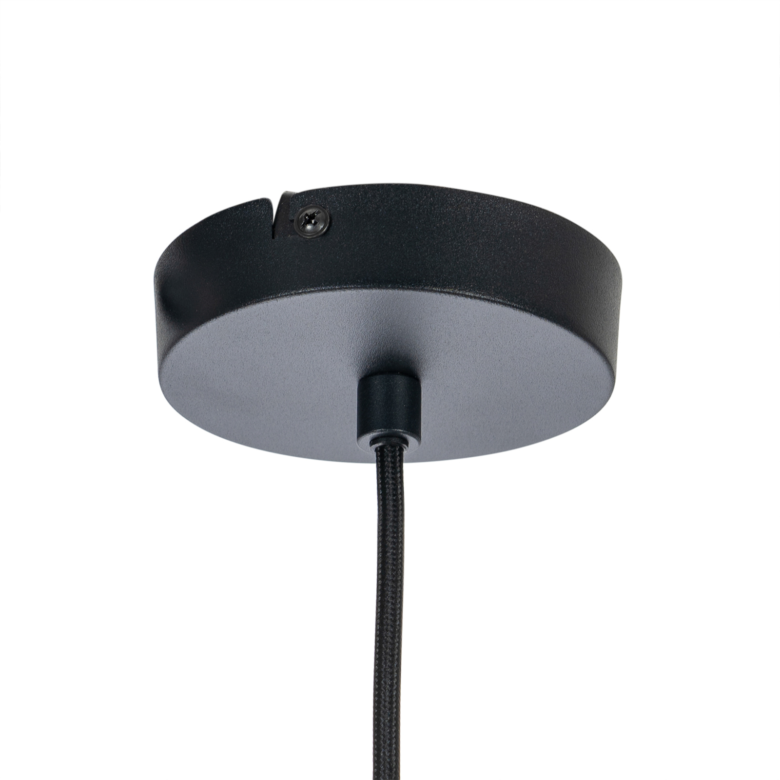 Lucande Mikolay függő lámpa, négy izzós, fekete