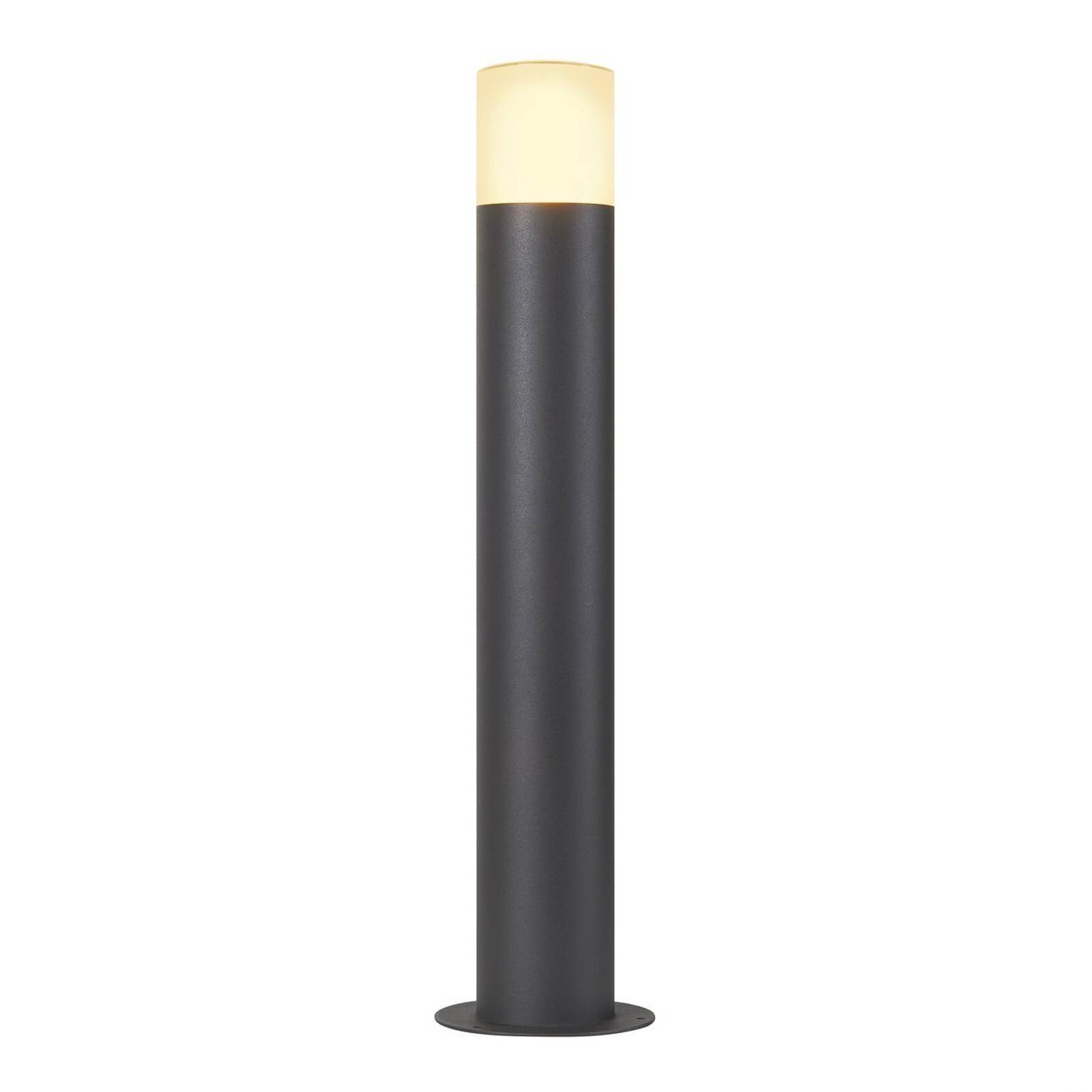 SLV Grafit-gadelampe, antracit, cylinder, 60 cm