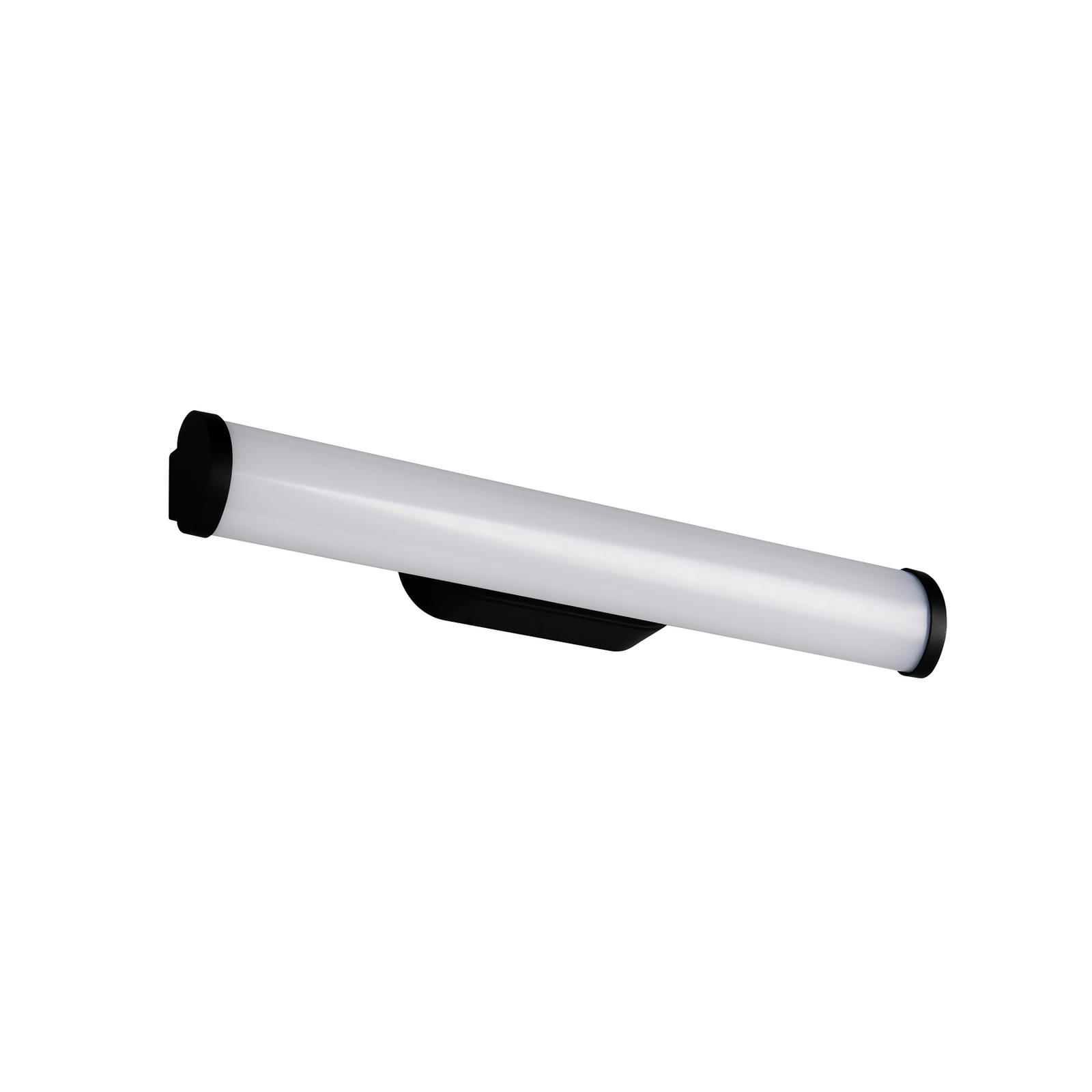 LED sienas lampa „Ernesto“, melna, platums 40 cm, 3 000 K, IP44