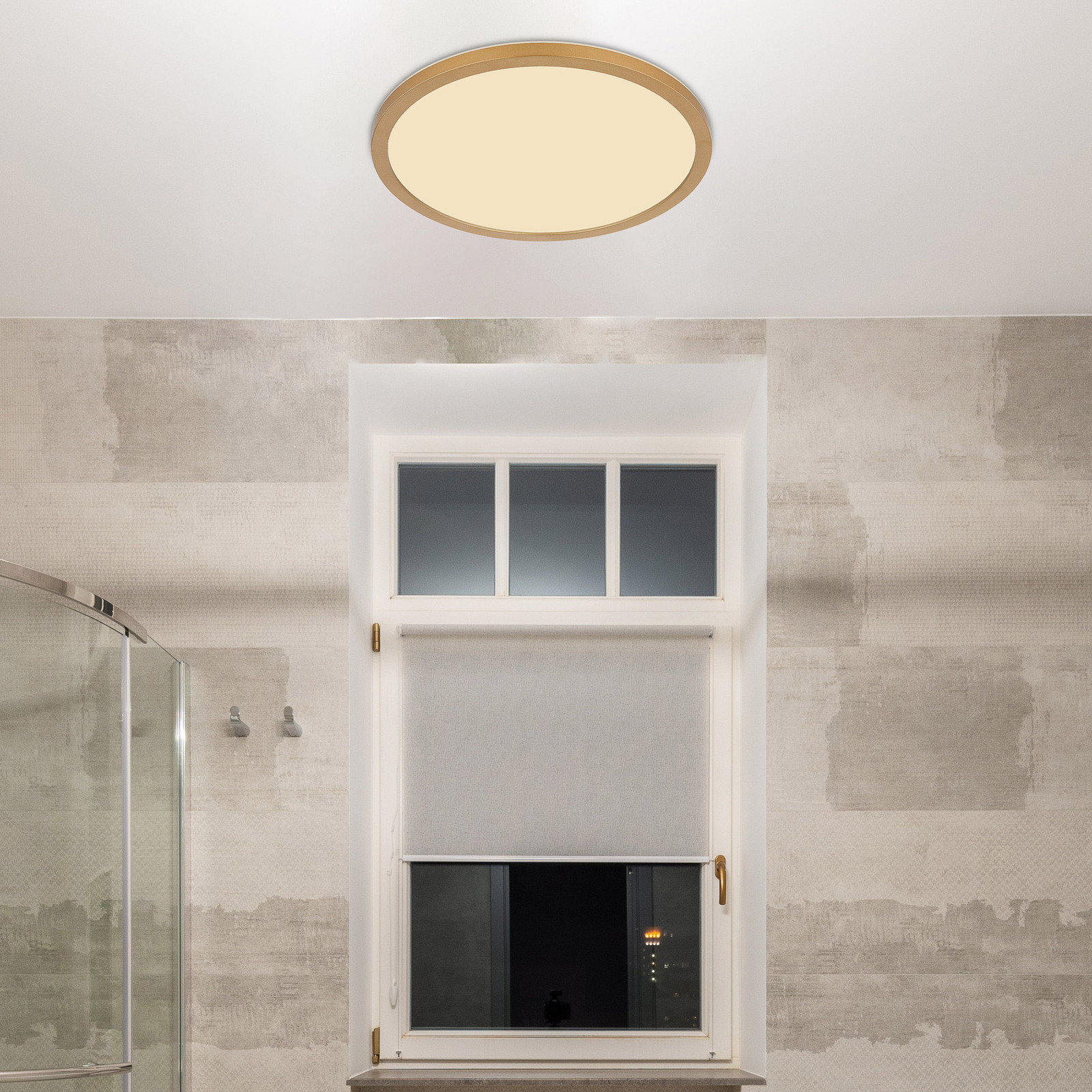 Sapana plafonieră LED Ø 295 cm alamă