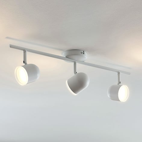 Lindby Ilka LED-Deckenlampe, weiß, 3-flammig