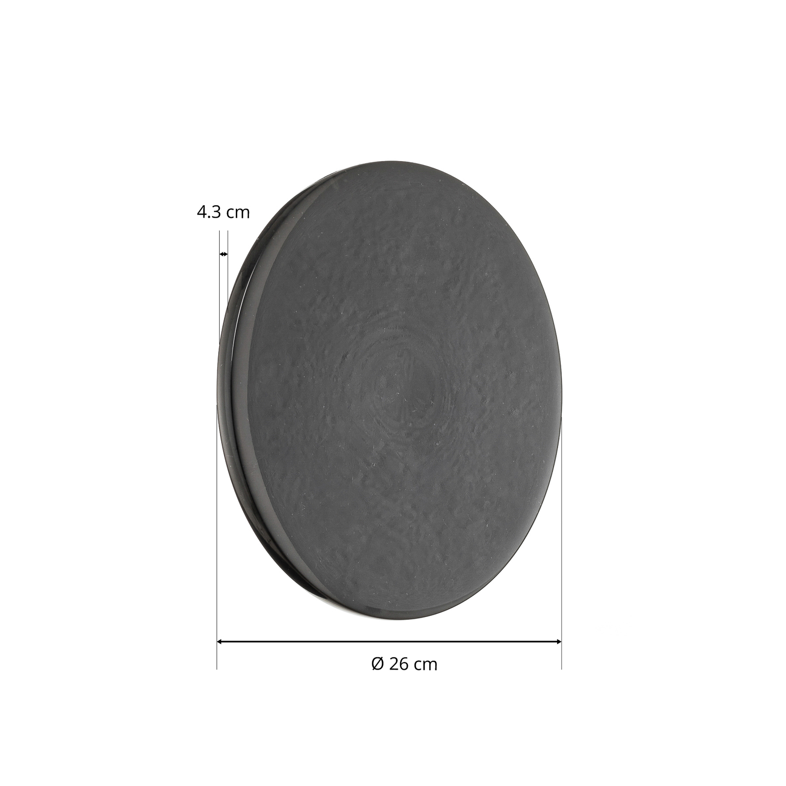 WEVER & DUCRÉ Miles 3.0 round wall 26 mramor black