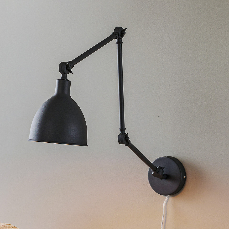 By Rydéns Bazar Vägglampa, grå från By Rydéns