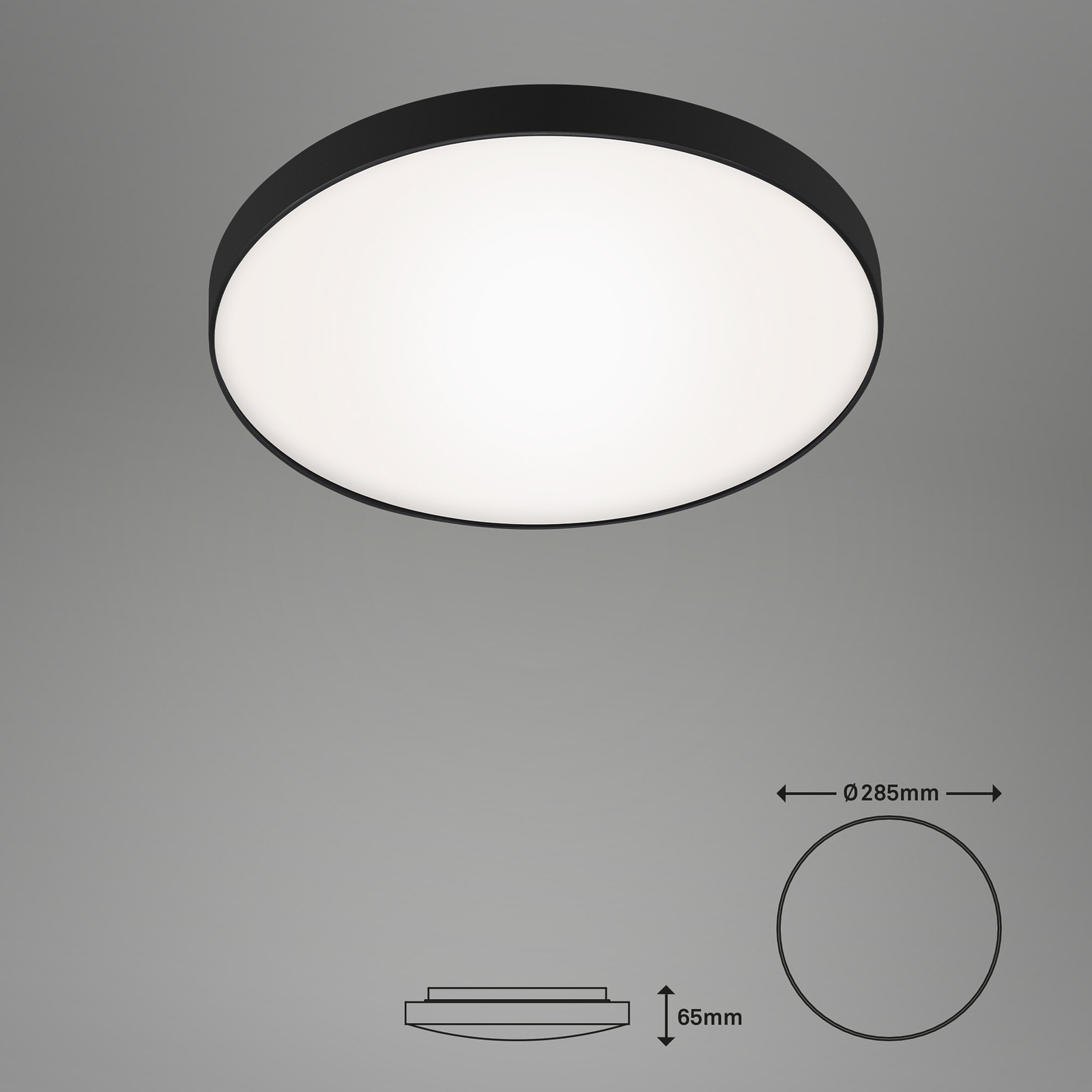 Malbona LED ceiling light, IP44