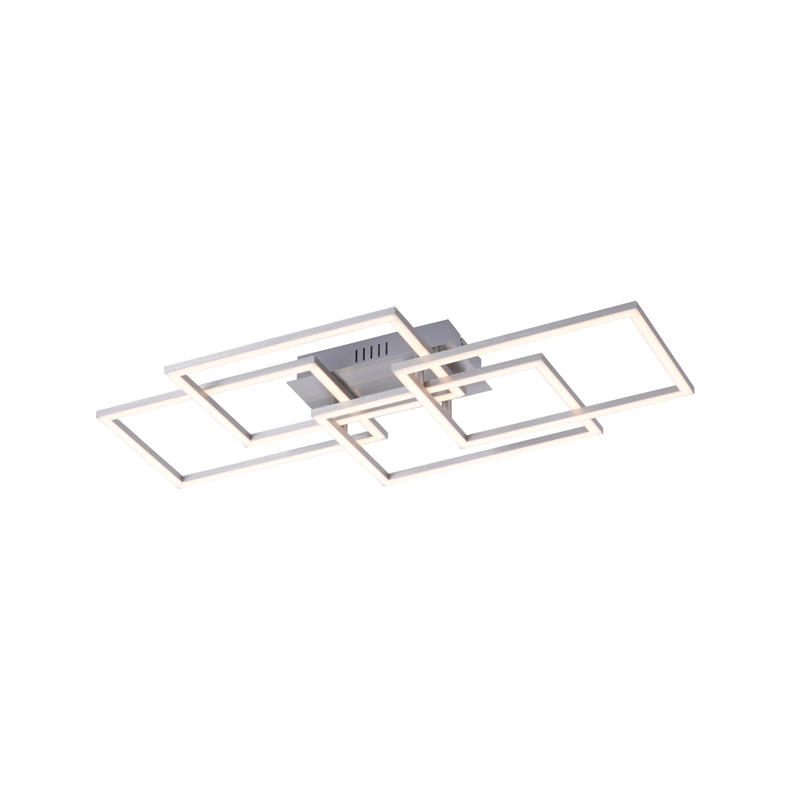 LED plafondlamp Iven, Dime, staal, 70x34,5cm