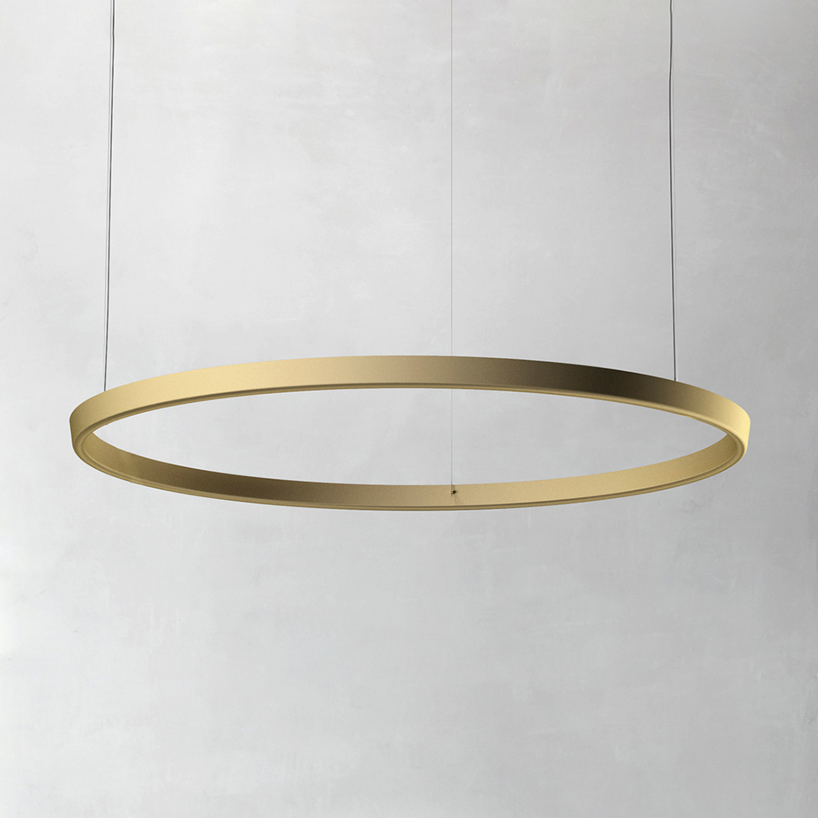 Luceplan Compendium Circle 110cm, brass