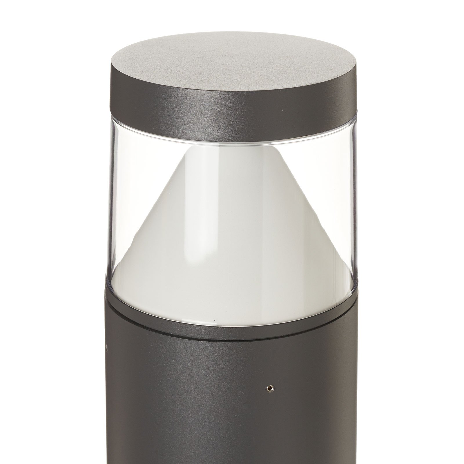 Darja Utendørs Hage Lampe Dark Grey/White - Lucande