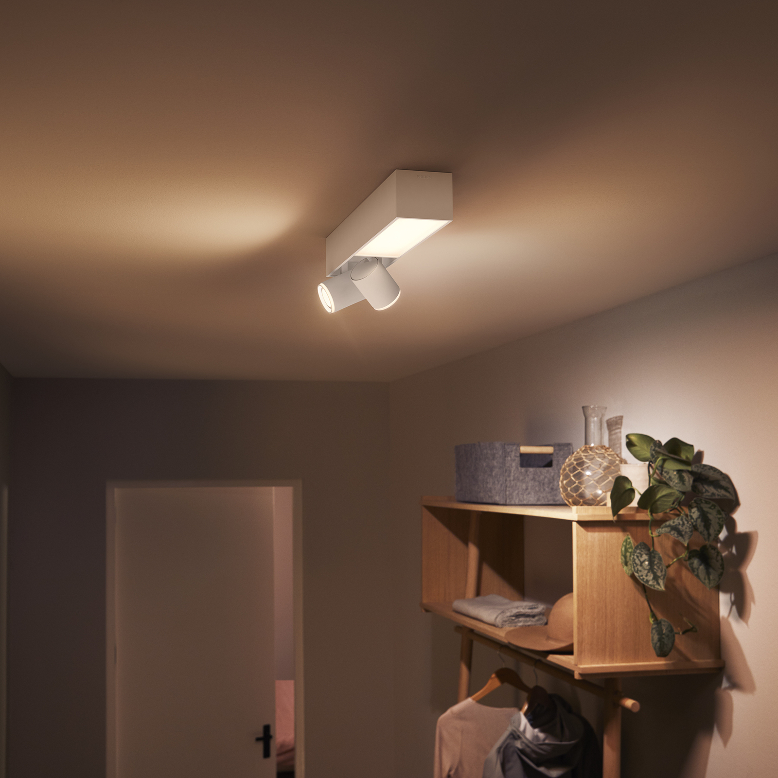 Philips Hue Spot pour plafond LED Centris, blanc, à 2 lampes, RVB CCT