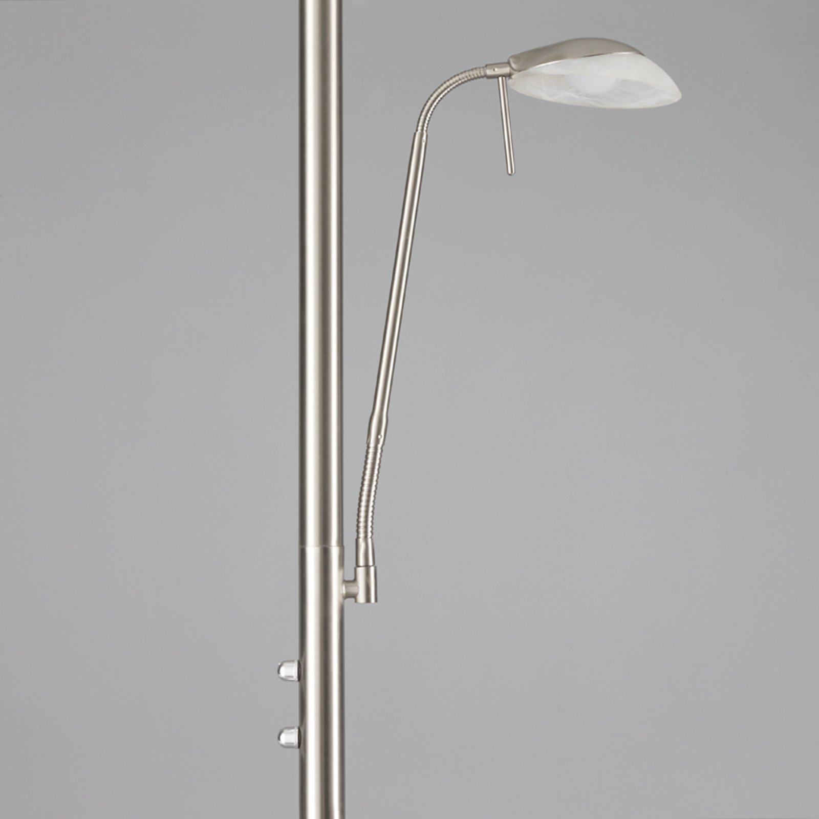 Ragna LED Gulvlampe Nickel - Lindby