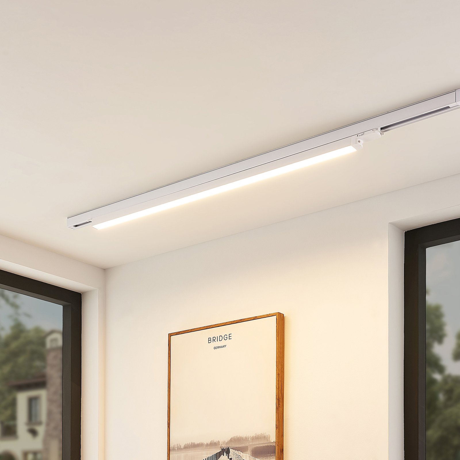 Arcchio Harlow luminaire LED blanc 109cm 3 000 K
