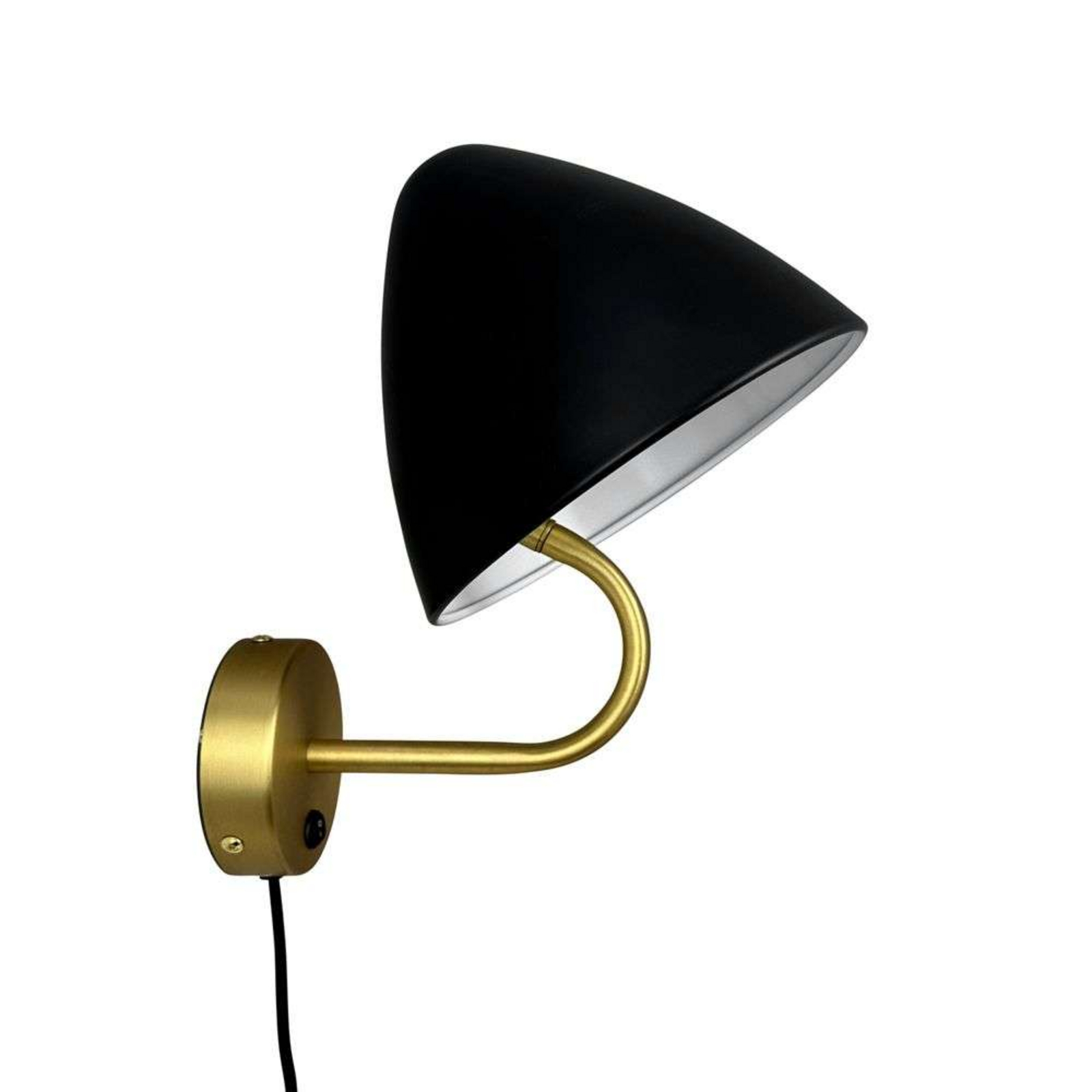 Oulu Aplică de Perete Black/Brass - DybergLarsen