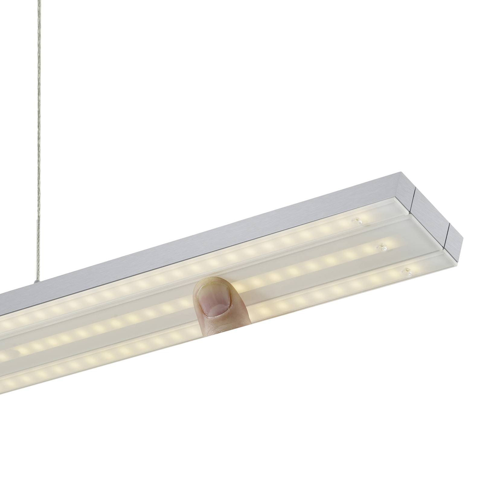 BANKAMP Lightline V3 flex żyrandol LED down alu