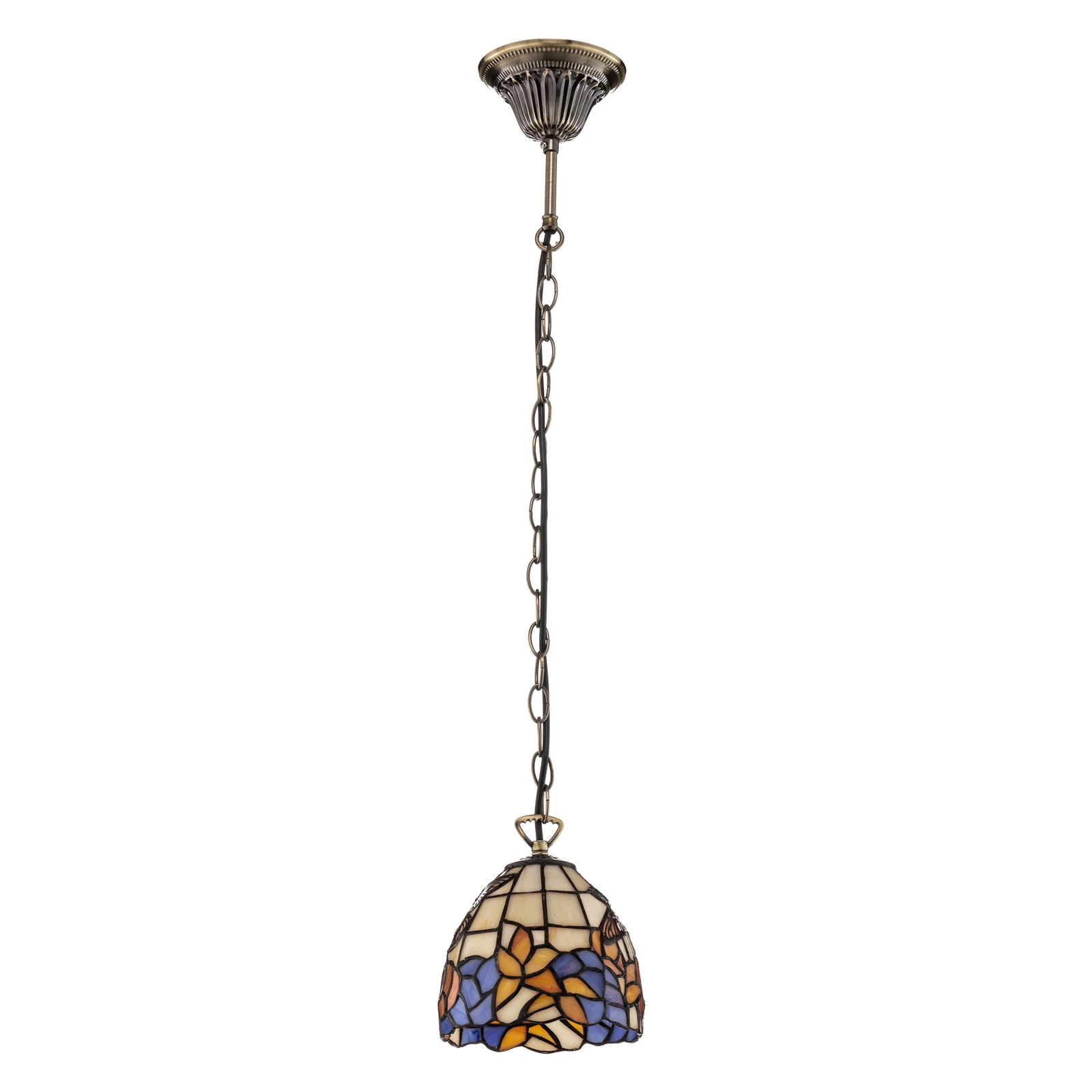 Závěsné světlo ve stylu Tiffany COLIBRI