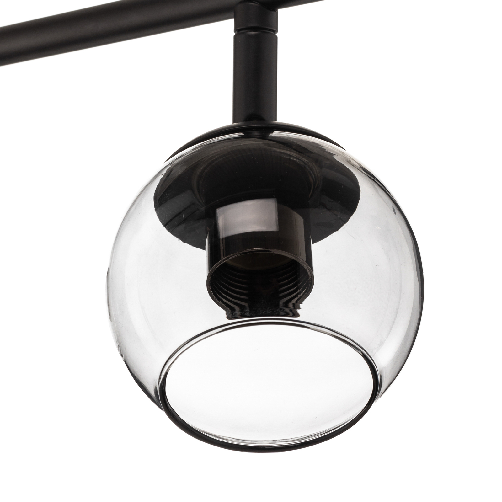 Lindby reflektor Samika, 4-svetelný, 70,5 cm, sklo
