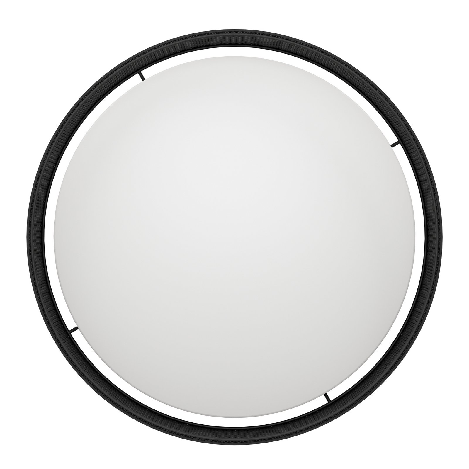 LED-Deckenlampe Luppineria Stahlgeflecht, schwarz