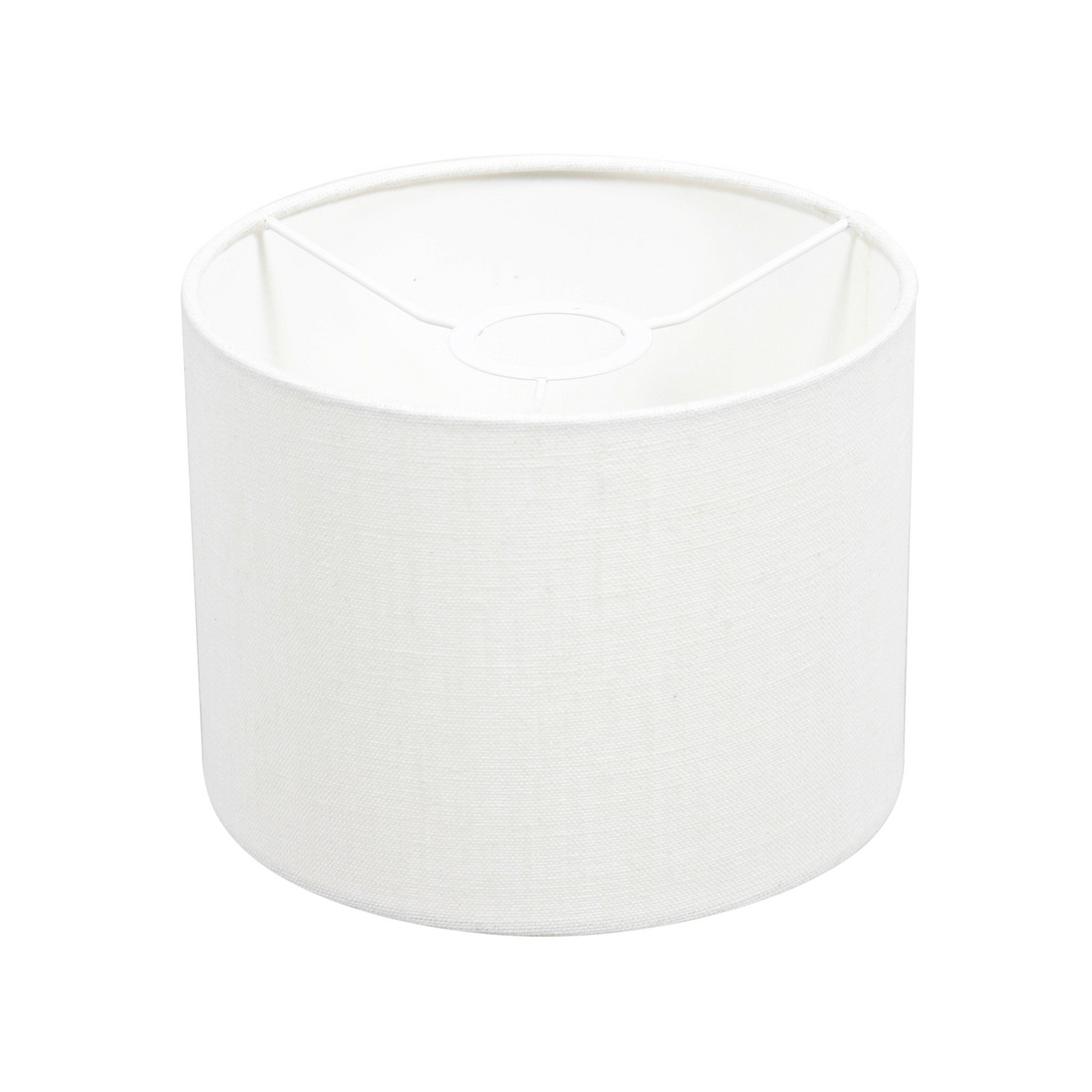 Tafellamp Noor, staal/wit linnen, hoogte 50 cm, E27