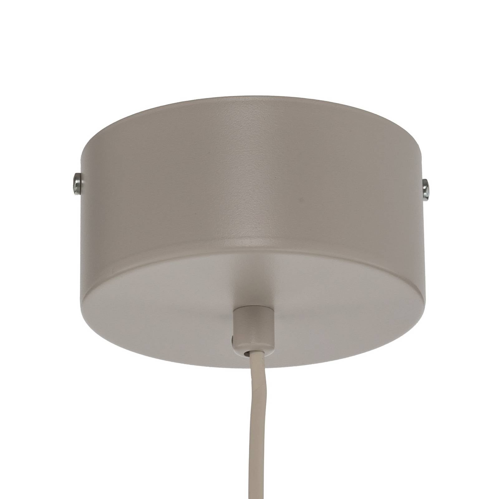 Żyrandol Basca, beżowa, metalowa, Ø 40 cm, E27