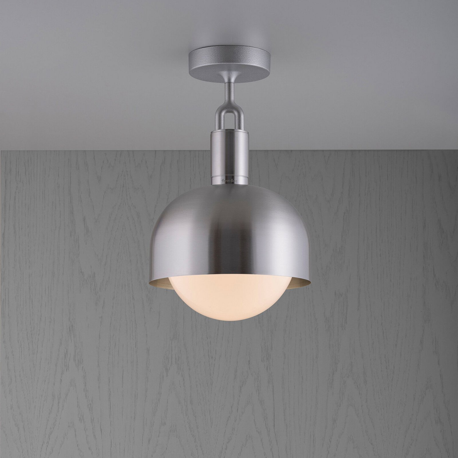 Buster + Punch cu furculiță pentru tavan din oțel/opal Ø 25cm