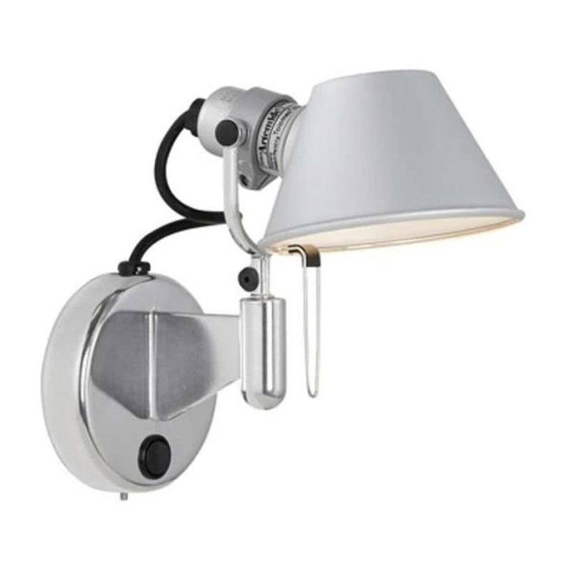 Artemide – Tolomeo Micro Faretto LED-Wandlampe, 20 cm, alu