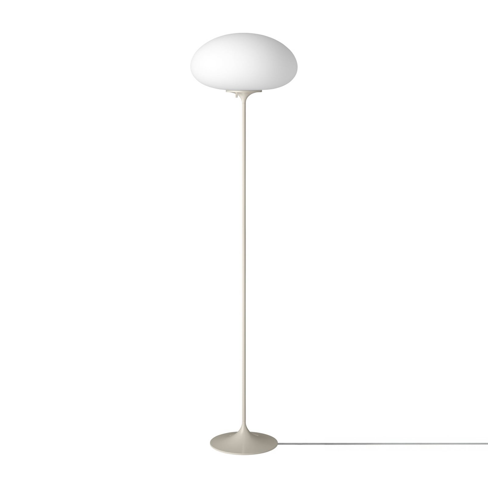 Stojacia lampa Stemlite, šedá farba, výška 150 cm, stmievateľné - Gubi
