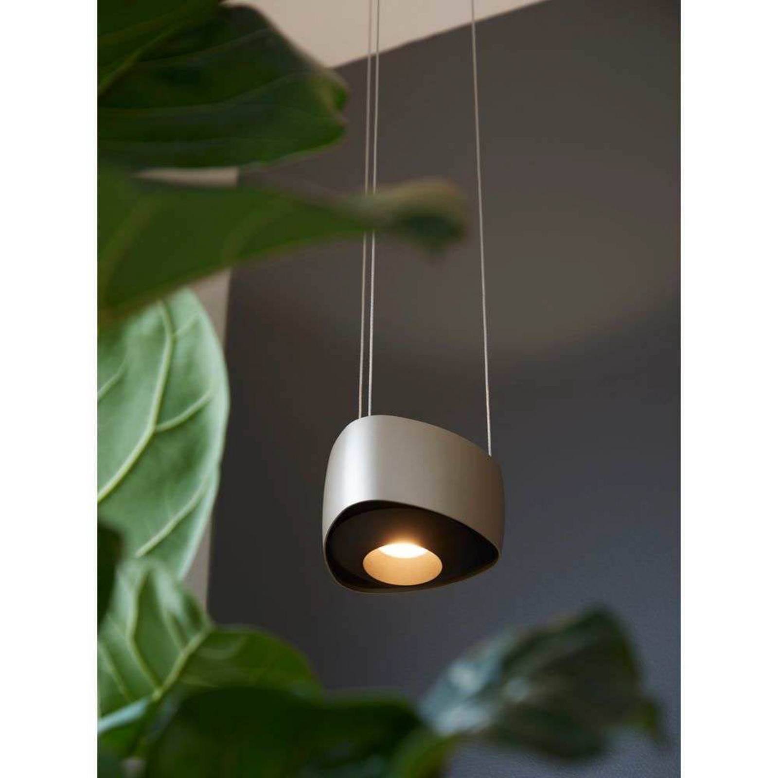LOOM DESIGN lampa wisząca LED Air, szara, aluminium, 13 cm